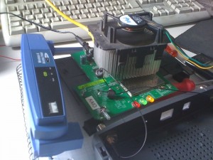 Improvisierte Kühlung für WAP54g